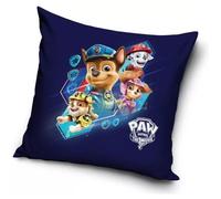Taie d'oreiller - Paw Patrol - 40x40 cm - 100% polyester - Bleu - Motifs enfants