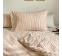 Taie d'oreiller Percale de Coton Bio rayé
