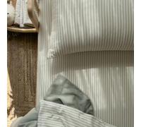 Taie d'oreiller Percale de Coton Bio rayé