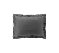 Douceur d'Intérieur Taie d'oreiller Percaline Acier 50 x 70 cm Percale de coton