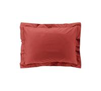 Douceur d'Intérieur – Taie d'oreiller Percaline – Percale de coton 50 x 70 cm – Terracotta