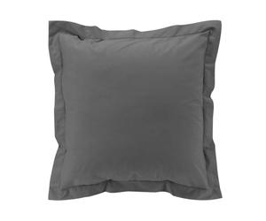 Taie d'oreiller Percaline 63x63cm Gris Acier