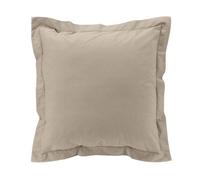 douceur d'intérieur, Taie d'Oreiller (63 x 63 cm) Percaline Sable, Percale de Coton