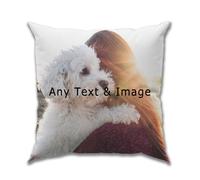Taie d'oreiller personnalisée avec n'importe quel texte et image, impression simple et double face, housse de coussin à faire soi-même pour famille, amis, couple, anniversaire