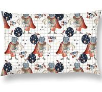 Taie d'oreiller pour Enfant de Taille 40x60 en Coton Oeko-TEX - Housse Coussin 40x60 Douce et Confortable - Taie Oreiller Enfant - Idéal pour la Chambre du Tout-Petit - 10 Colories