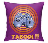 Taie d'oreiller pour Grizzy et Les Lemmings drôle Jeter Mignon taie d'oreiller Lin taie d'oreiller Housse de Coussin décor à la Maison - 18x18 Pouces