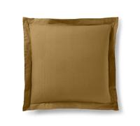 Taie d'oreiller ""Prémium"" toutes dimensions - Prémium Caramel - 63 x 63 cm volant plat piqué