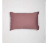 Taie d'oreiller pur coton bio bois de rose 60X60