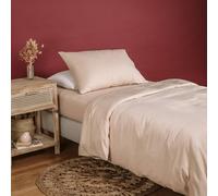 Taie D'oreiller Pur Coton Bio Rose Nude 40X60