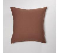 Taie d'oreiller pur coton bio terracotta 60X60