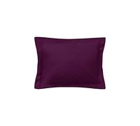 Taie d'oreiller Rectangle - 50 x 75 cm - 100% Coton - France - Prune