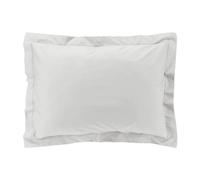 Taie d'oreiller rectangle 50x70 cm - Percale 100% coton - Blanc