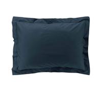 Taie d'oreiller rectangle 50x70 cm - Percale 100% coton - Bleu nuit