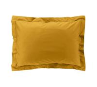 douceur d'intérieur, Taie d'Oreiller (50 x 70 cm) Percaline Curry, Percale de Coton