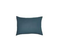 Today - Taie d'oreiller rectangulaire - 100% coton BIO - 50 x 70 cm - Bleu paon Bleu G