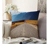 Taie d'oreiller Route Verte, Paysages De La Pampa, Cordillère des Andes, Parcs Naturels du Sud, Hautes Collines Exotiques, Altitude Housse De Coussin Housse Oreiller Respirant pour 45X45CM