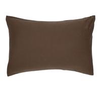 Taie d'oreiller Satin Brun (40 x 60 cm)