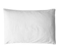 Taie d'oreiller satin de coton bio Blanc craie (40 x 60 cm)