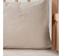 Taie d'oreiller satin de coton bio Lin (40 x 60 cm)