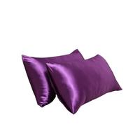 Taie d'oreiller Taie d'oreiller de Couleur Unie, taie, literie Domestique, Housse en Rayonne(Color 13,40x70cm 2pieces)