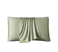 Taie d'oreiller Taie d'oreiller en Soie de mûrier Naturelle, Couleur Unie, taie(Color 13,66x66cm 2pc)