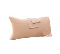 Taie d'oreiller Taie d'oreiller enveloppe Housse de Coussin Couleur Unie literie ménage(Color-06,40x60cm 1piece)