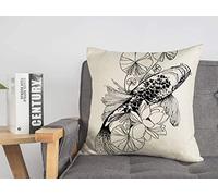 Taie d'oreiller taie d'oreiller Koi Poisson Dessin Japonais Japon Carpe numérique comme Bonheur Richesse Courage Chance lac Amour Animaux Confortable Lin carré décoratif Housses de Coussin pour cana