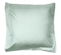 Taie d'oreiller uni 65x65 cm 100% coton ALTO vert fleur d'amandier