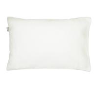 Taie d'oreiller unie en coton nid d'abeille écru 50X70