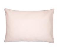 Taie d'oreiller unie en coton nid d'abeille rose 63X63