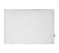 Taie d'oreiller unie en double gaze de coton gris 63X63
