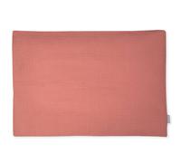 Taie d'oreiller unie double gaze coton