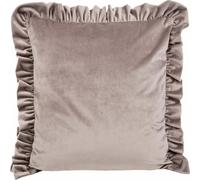 Taie d'oreiller VELVET 45x45 à volants rose