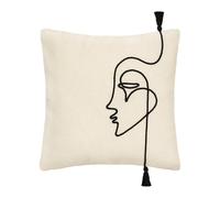 Taie d'oreiller Visage | BEIGE