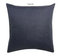 Taie d'oreiller Vivaraise Linco Bleu 65x65 cm