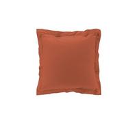 Douceur d'Intérieur Taie d'oreiller Percaline – Percale de coton 78 fils 63×63 cm Terracotta