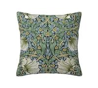 Taie d'oreiller William Morris Pimpernel Taies Doreiller Modernes Lavable Housse De Coussin Carré, pour Lit, Salon, Meubles, 45X45Cm