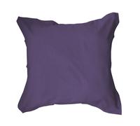 Taie oreiller 100% coton 57 fils coloris deep purple 50x70 G