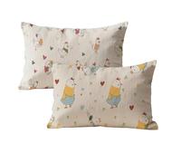 Taie Oreiller 30x50 Housse Coussin Encre avec Fermeture éClair Invisible, Animal Motif Coussins Canapé Velours, Decoration Noel Housse de Coussin pour Chambre Salon Maison Decoration Lot de 2 X-q-394