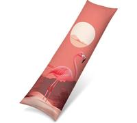 Taie Oreiller 30x90cm Rose Taie de Traversin Animal Housse Ttraversin 90 cm Velour Douce Taies D'oreillers, Améliorer Sommeil Qualité Latéral Long Coussin Grossesse, Decoration Maison Chambre w0-1744