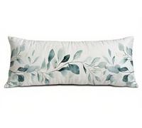 Taie Oreiller 40 x 120 cm Blanc Housses de Coussin de Positionnement Latéral Doux Lin Resistant Resistant Feuille Taie de Traversin, Améliorer Sommeil Qualité Housse Coussin, pour Lit Canapé B-7576