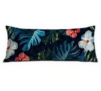 Taie Oreiller 40 x 120 cm Bleu Housses de Coussin de Positionnement Latéral Doux Lin Resistant Resistant Usine Taie de Traversin, Améliorer Sommeil Qualité Housse Coussin, pour Chambre Canapé B-1449