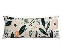 Taie Oreiller 40 x 120 cm Simplicité Housses de Coussin de Positionnement Latéral Doux Lin Resistant Resistant Usine Taie de Traversin, Améliorer Sommeil Qualité Housse Coussin Lit Canapé B-5970