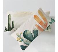 Taie Oreiller 40 x 60cm Vert Sauge Housse de Coussin Abstrait Taie Oreiller Lot de 2, Velours Housse de Coussin Impression Recto Verso Doux Confortable Pour Chambre Salon Canapé Cadeau De Noël C0C1127