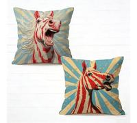 Taie Oreiller 40x40cm Lot de 2 Couleur Taie d'oreiller Exterieur Oiseau Doux Coussin Decoratif lit Velours Coussin Canape, Double Face Imprimé Conception pour Chaise Canape Salon Printemps 1-618094