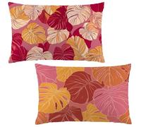 Taie Oreiller 40x70 Lot de 2 Brillant Housse Coussin 40x70 cm Rectangulaire Coussin Europe du Nord Impression Double Face Velour Taie d'oreiller,Canape Salon Maison Decoration Automne Cadeaux LE-403