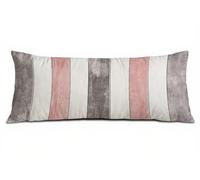 Taie Oreiller 50 x 150 cm Rose Housses de Coussin de Positionnement Latéral Doux Velours Resistant Resistant Gris Taie de Traversin, Améliorer Sommeil Qualité Housse Coussin, pour Lit Canapé B-8266