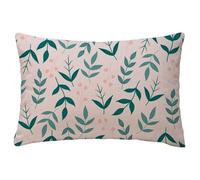 Taie Oreiller 50x70 cm Rose Housses de Coussin Usine Coussins Rectangulaire Taies D'oreillers Canapé Lin Décoratifs Taie Oreiller pour Salon de Jardin Printemps Été Automne Decoration, Cadeau L-409