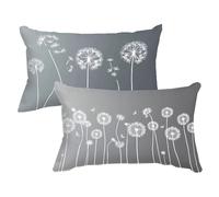 Taie Oreiller 50x80cm Brun Housse de Coussin Beige Housse Coussin Canapé Deco Automne Velours Housse Oreiller Rectangulaire Fermeture éclair Invisible Pour Décoration D'Intérieur Cadeau de Noël C0C571