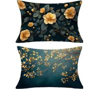 Taie Oreiller 60x80 Lot de 2, Gris Housse Coussin 60x80cm avec Fermeture Éclair Invisible, Fleur Velours Doux Housse de Coussin Rectangulaire, Taie d'oreiller pour Canape Salon Maison Decor kj-1927